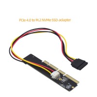 NGFF M.2 M-key NVME AHCI SSD to PCI-E 3.0 16X 8X 4X Power Adapter Low Profile for 110mm 80mm SSD 1U