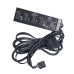 USB 2.0 9pin 10pin Header 1 to 4 Female Splitter Extension Cable HUB with IDE 5V Power Adapter Port